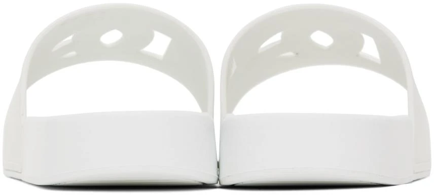 Dolce & Gabbana White DG Logo Slides 2