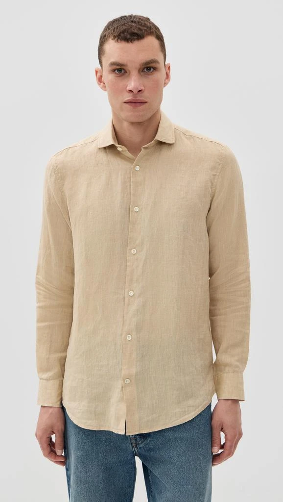 Frescobol Carioca Antonio Linen Shirt 1