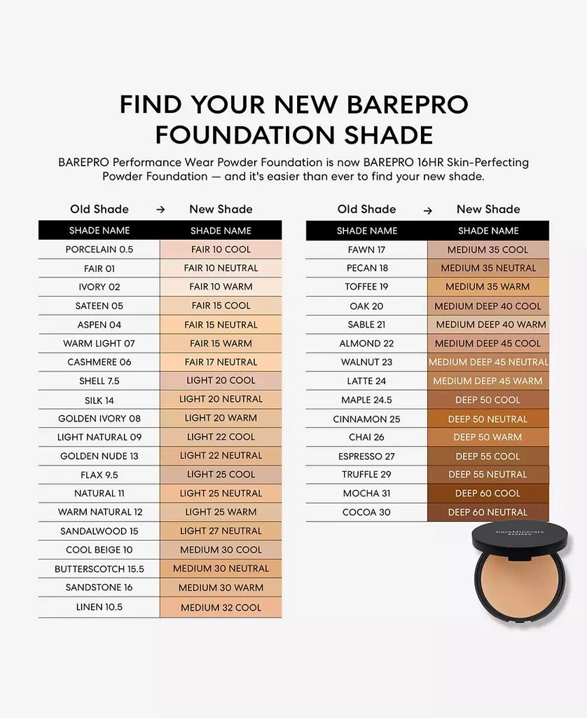 BareMinerals BAREPRO 16HR Skin-Perfecting Powder Foundation 4