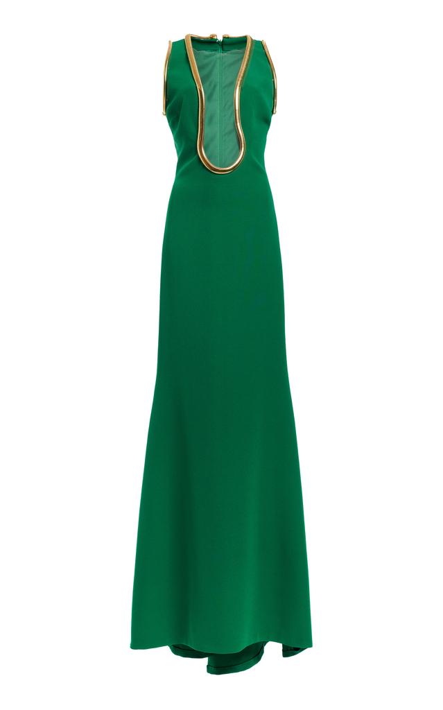Shop Elie Saab Gabardine Midi Dress on Sale at BeyondStyle