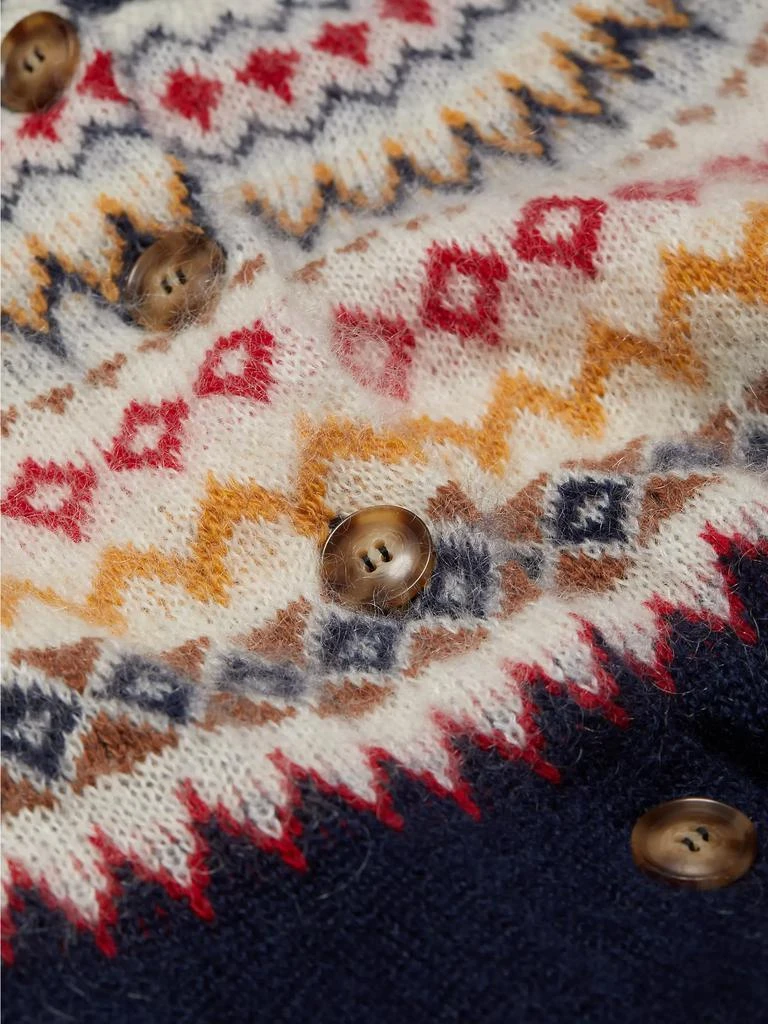 DÔEN Amble Fair Isle-Inspired Mohair-Blend Cardigan 7