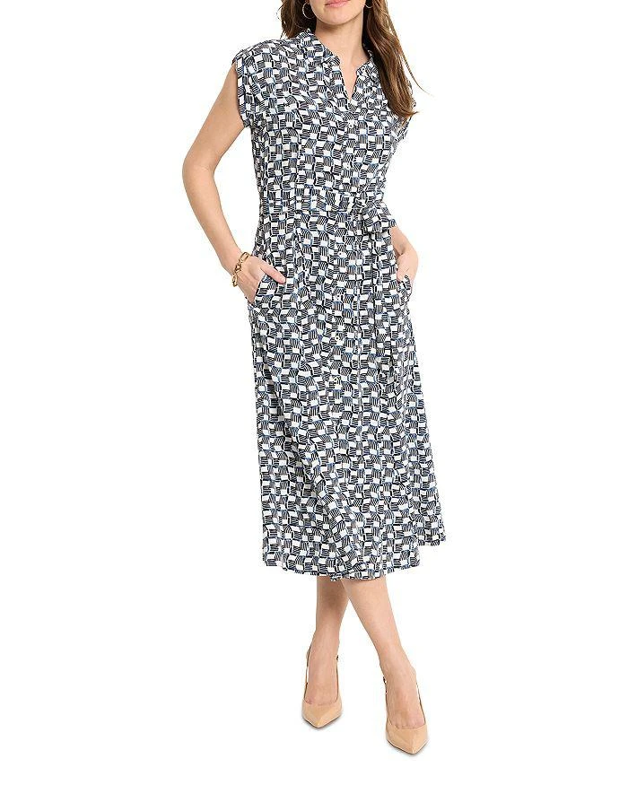 nic and zoe shirt dress NIC+ZOE Bold Petals Shirt Dress