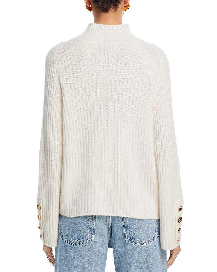 C by Bloomingdale's Cashmere Rib Knit Bell Sleeve Turtleneck Sweater - Exclusive 3