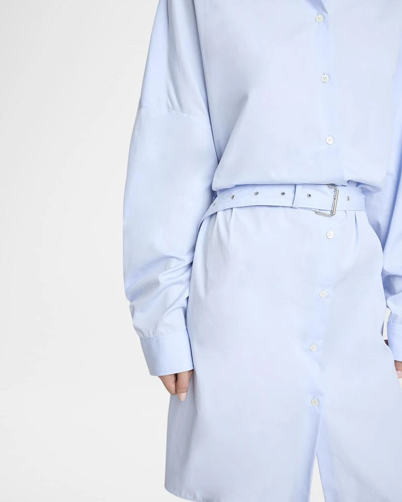Dries Van Noten Dindi Belted Long-Sleeve Shirtdress 5