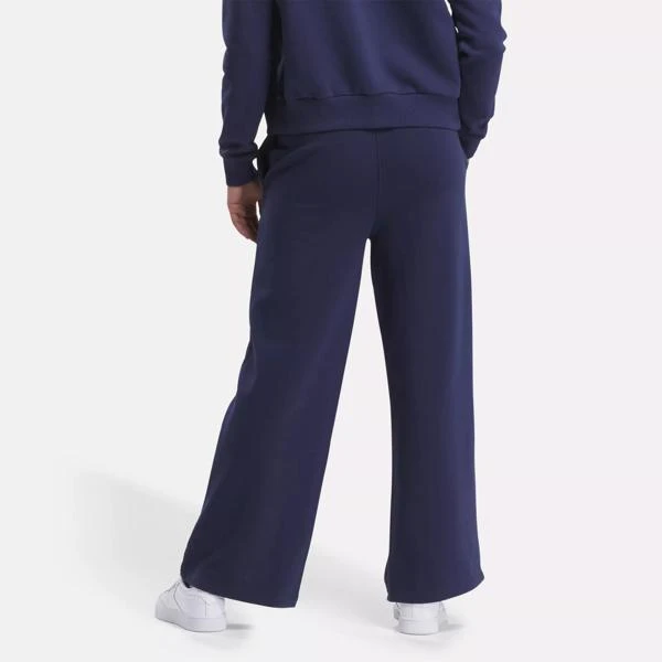 Reebok Reebok Identity Small Logo Fleece Wide Leg Pants 3