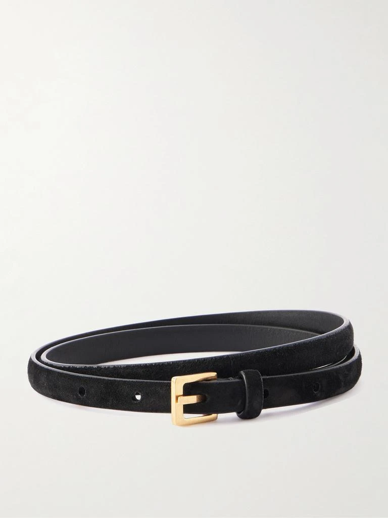 The Row City Suede Belt