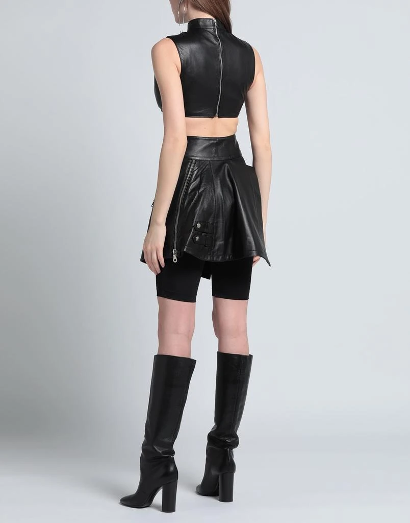 chinese dress ladies Women's Rock Star Motorcycle Mini Dress 8 / Black / Black