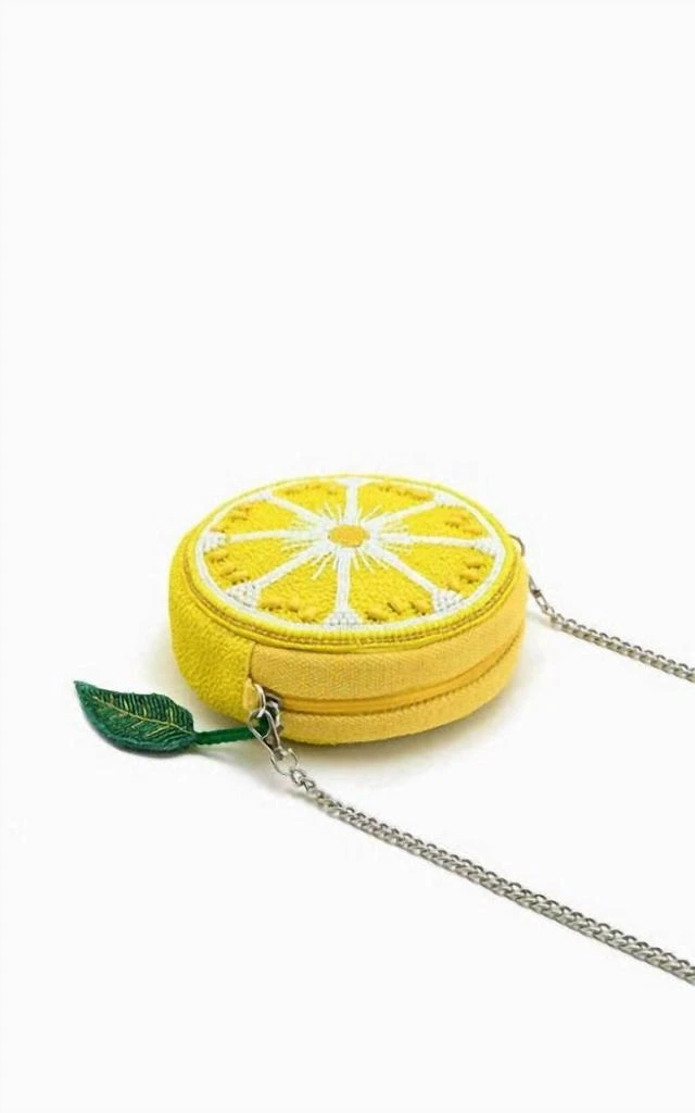 AMERICA & BEYOND America & Beyond - Women's Make Lemonade Round Crossbody Bag 4