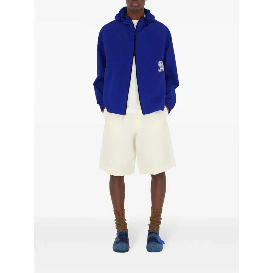 Burberry Burberry Equestrian Knight Logo Hooded Jacket, Size Medium 2