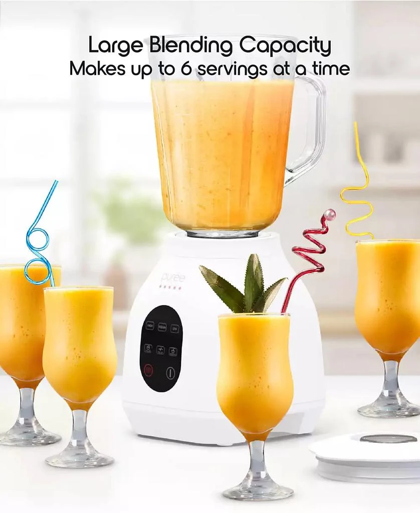 Tzumi Puree 1.5 Liter LED Touchscreen Blender 8