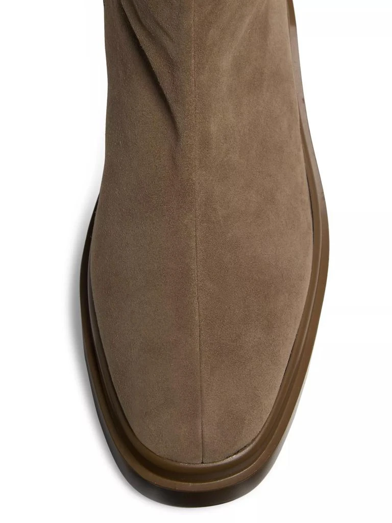 Clergerie Nelle3 Suede Platform Ankle Boots 4