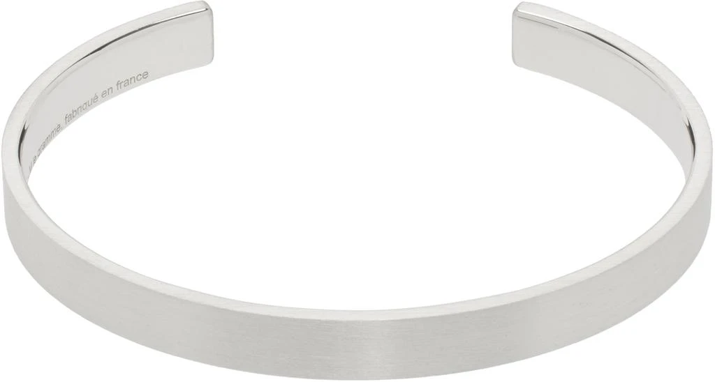 Le Gramme Silver Ribbon 'Le 21g' Bracelet 1
