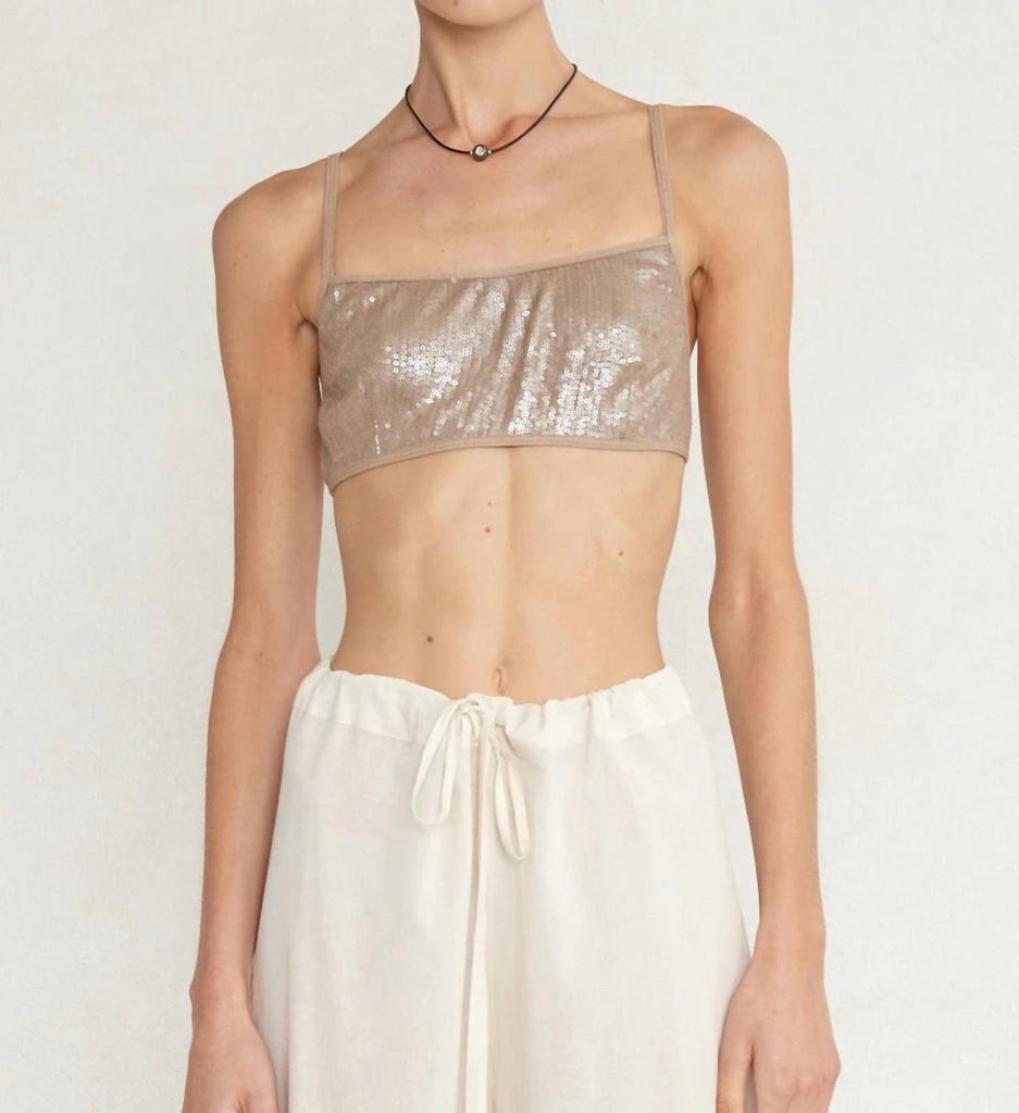 Chan Luu Chan Luu - Sequin Bralette