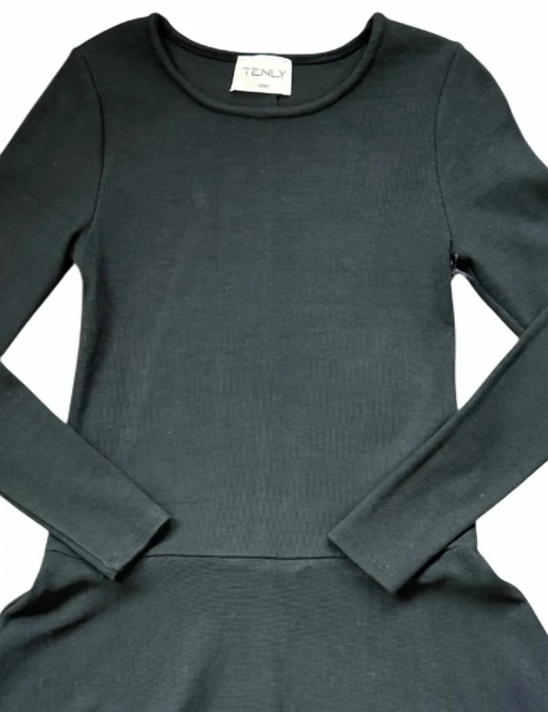 Tenly Tenly - Girl
s Rayon Rib Long Sleeve Tank Dress 2