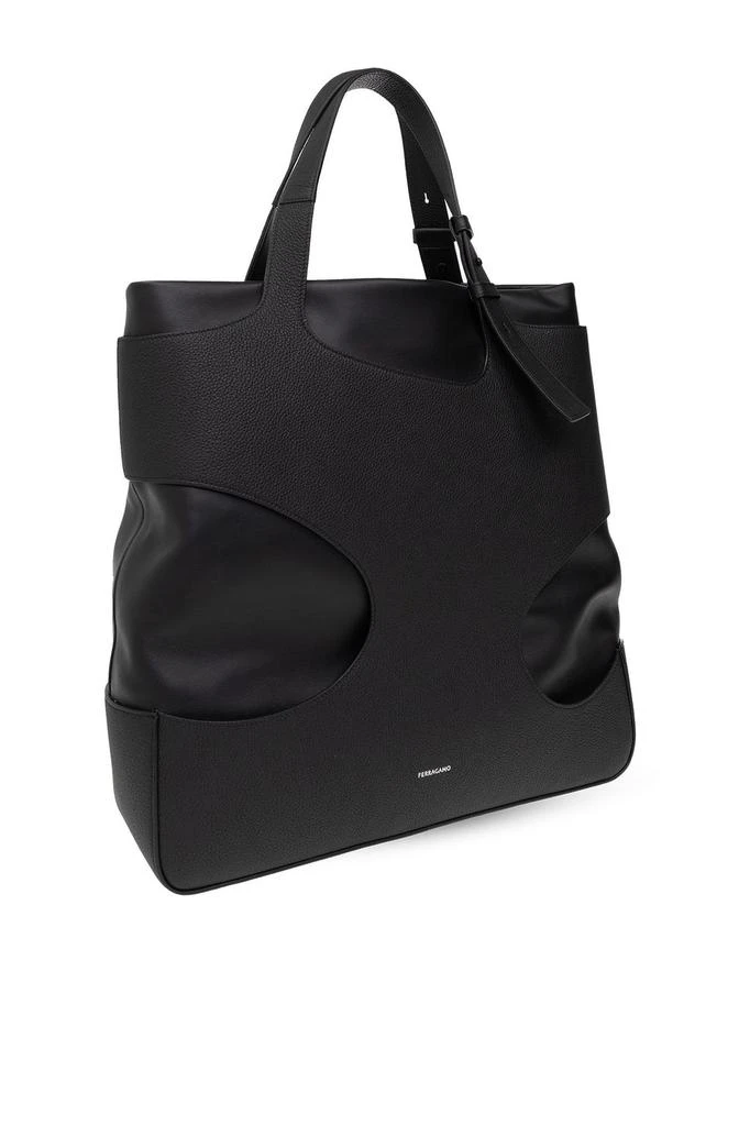 Salvatore Ferragamo Ferragamo Cut-Out Detailed Top Handle Bag 3