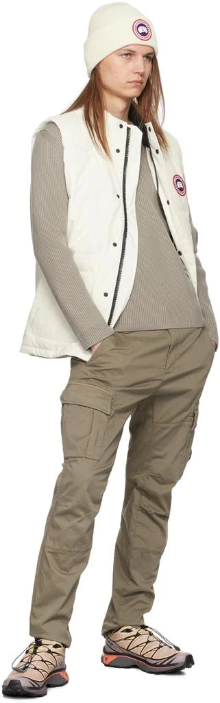 Canada Goose White Freestyle Crew Down Vest 4