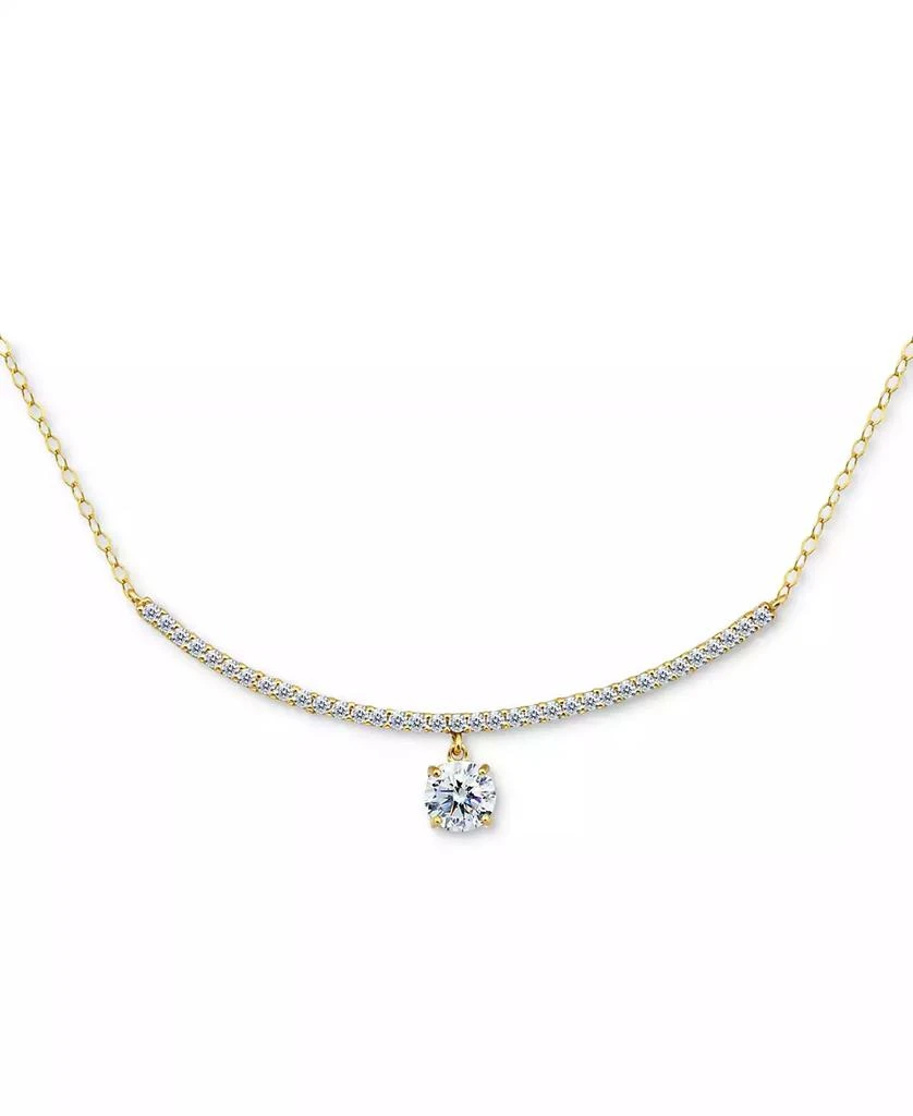 Giani Bernini Cubic Zirconia Pendant Necklace (2-1/6 ct. t.w.), 16" + 2" extender, Exclusively at Macy's 3