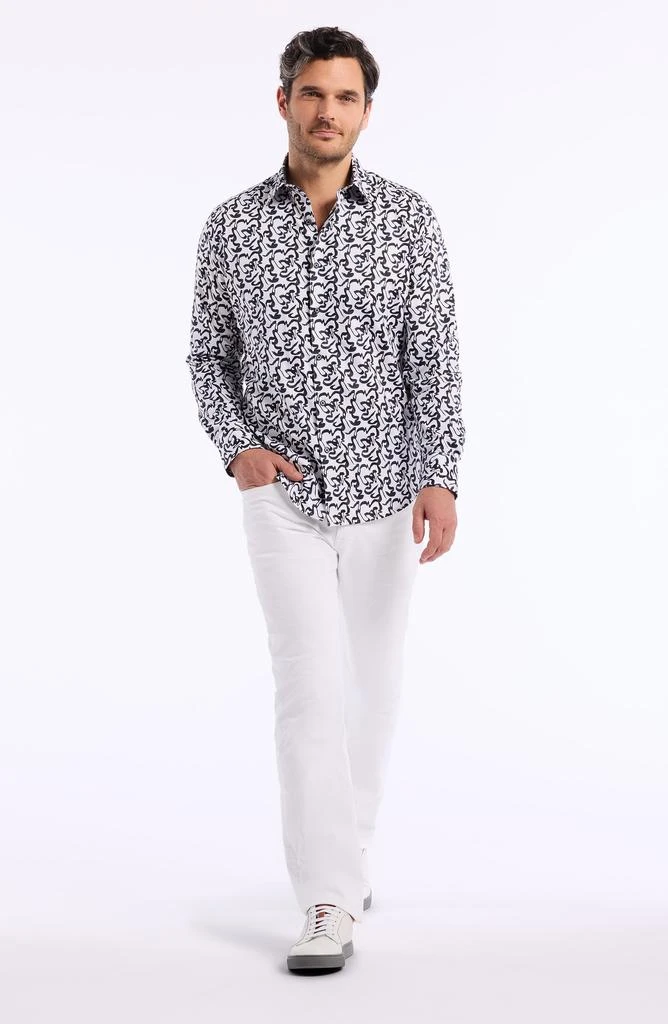 Robert Graham Theron Cotton Button-Up Shirt 6