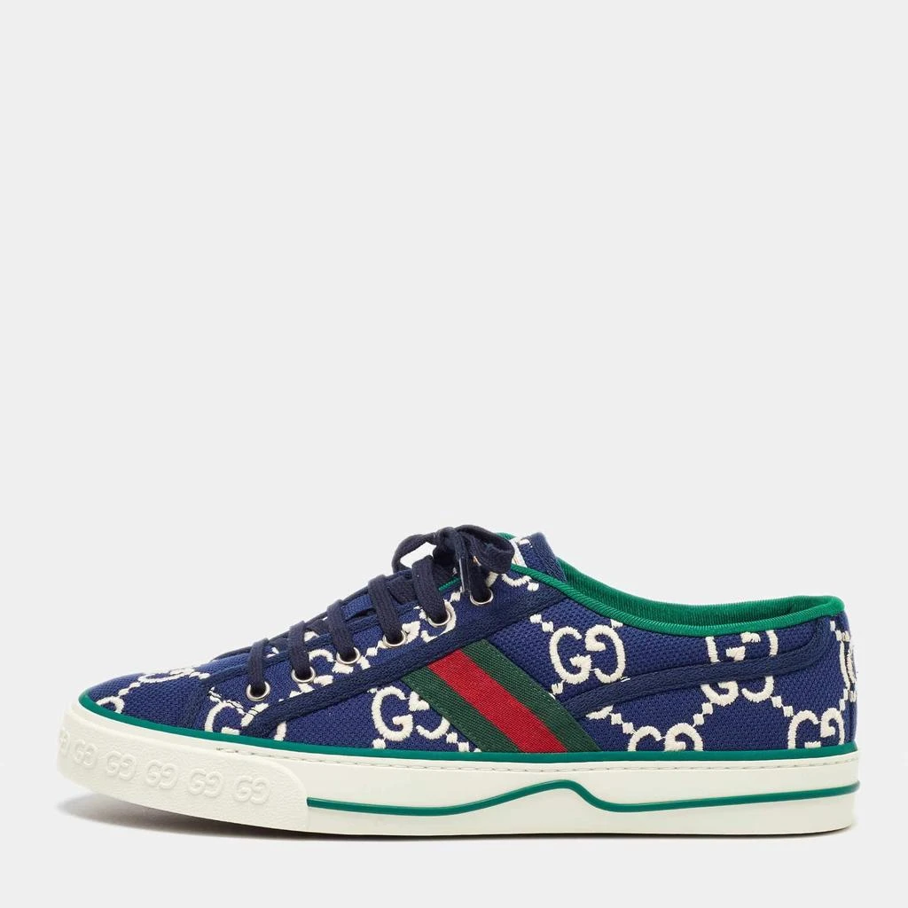 Gucci Gucci Blue Canvas Web Tennis 1977 Sneakers Size 43.5 1