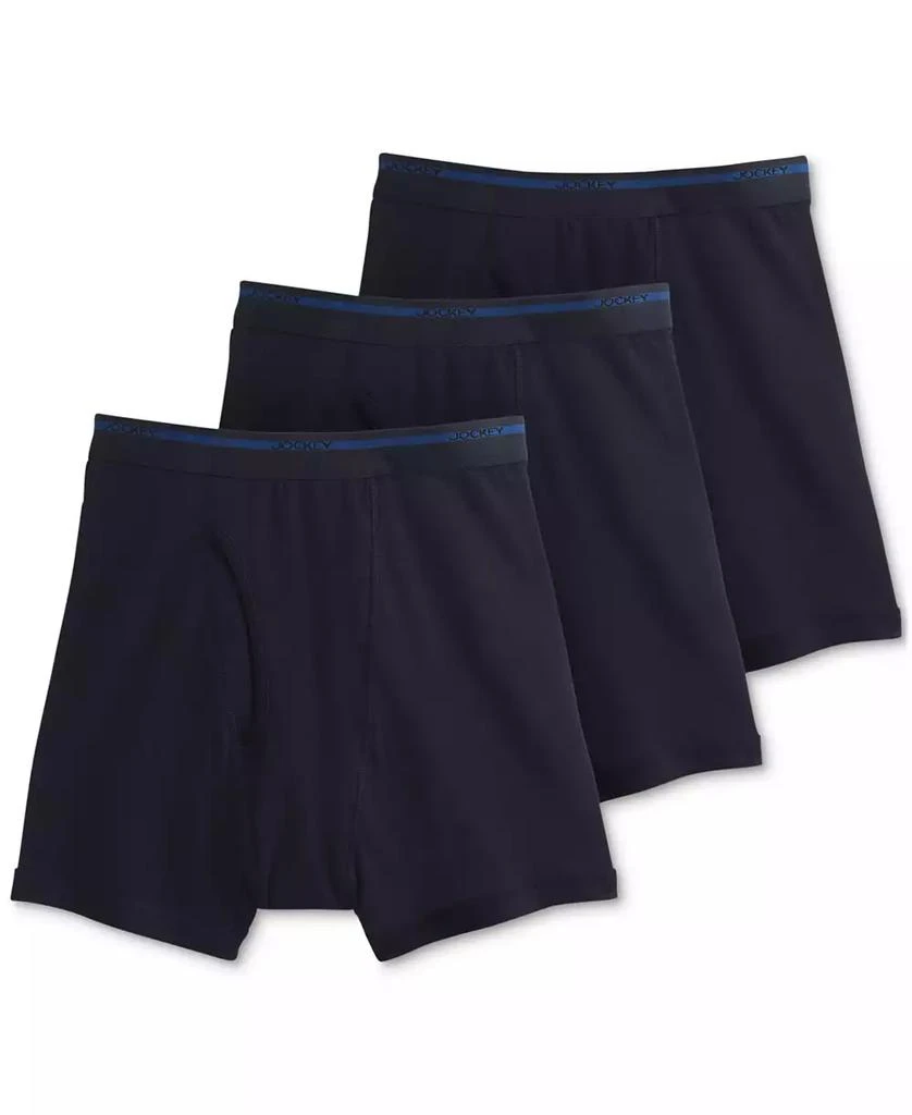 Jockey Men’s 3-Pack Classic Cotton Boxer Briefs