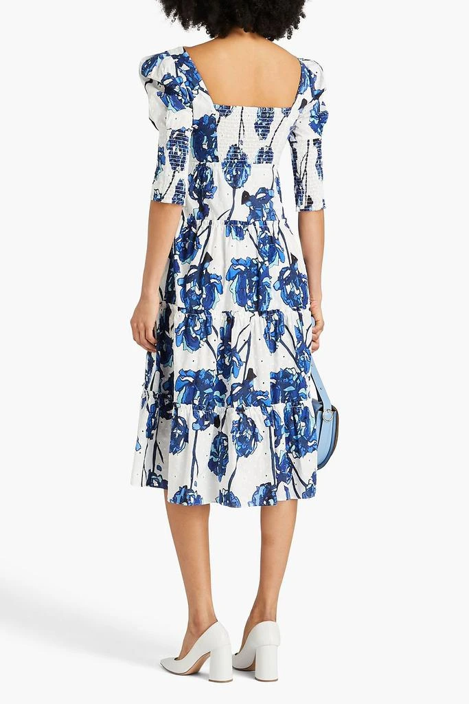 Diane von Furstenberg Nora floral-print broderie anglaise cotton midi dress 3