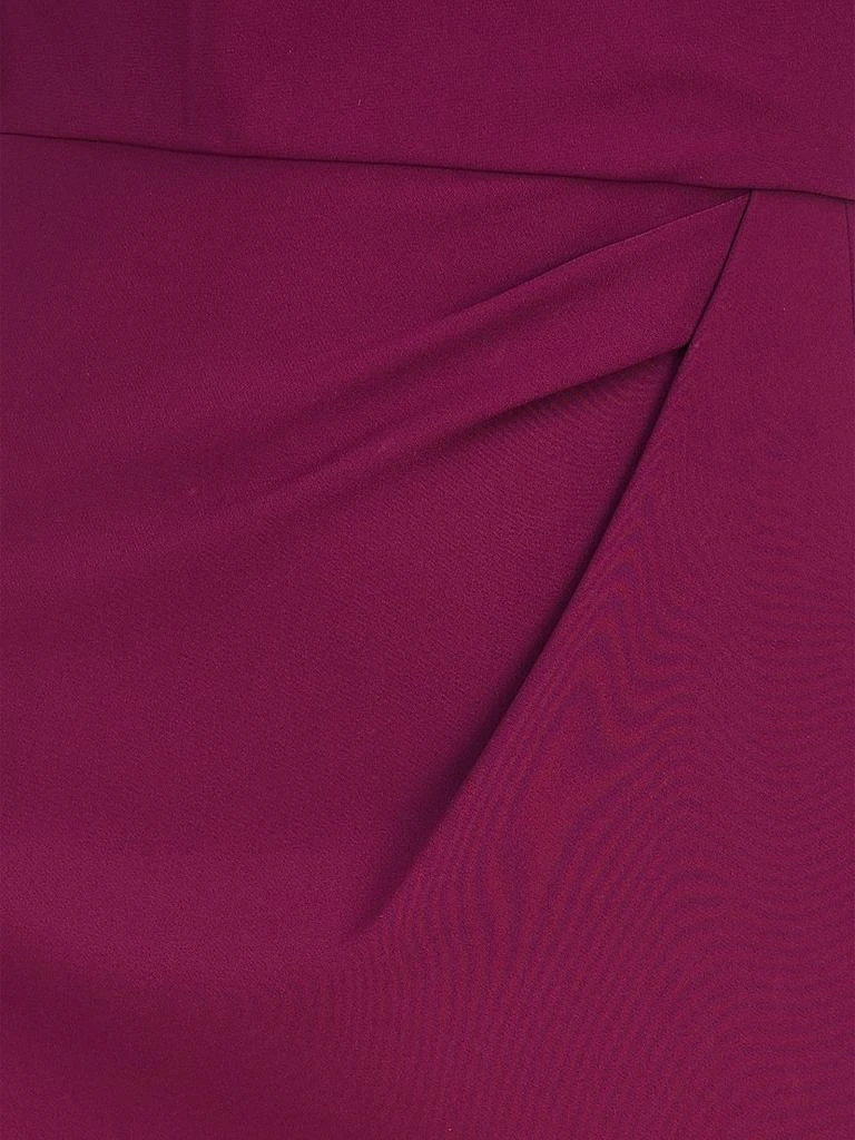 Kay Unger Margerite Pleated Column Gown 6