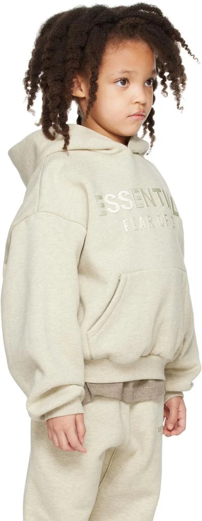Essentials Kids Beige Classic Fleece Hoodie 2