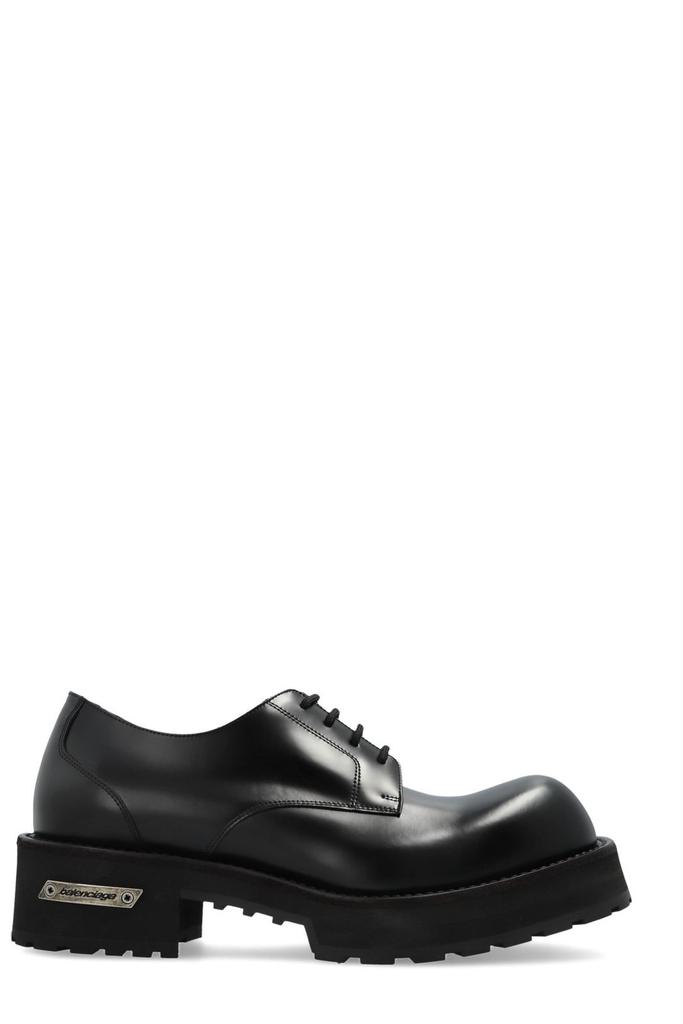 Balenciaga Opera Leather Derby, Brand Size 41 ( US Size 8 ) – On