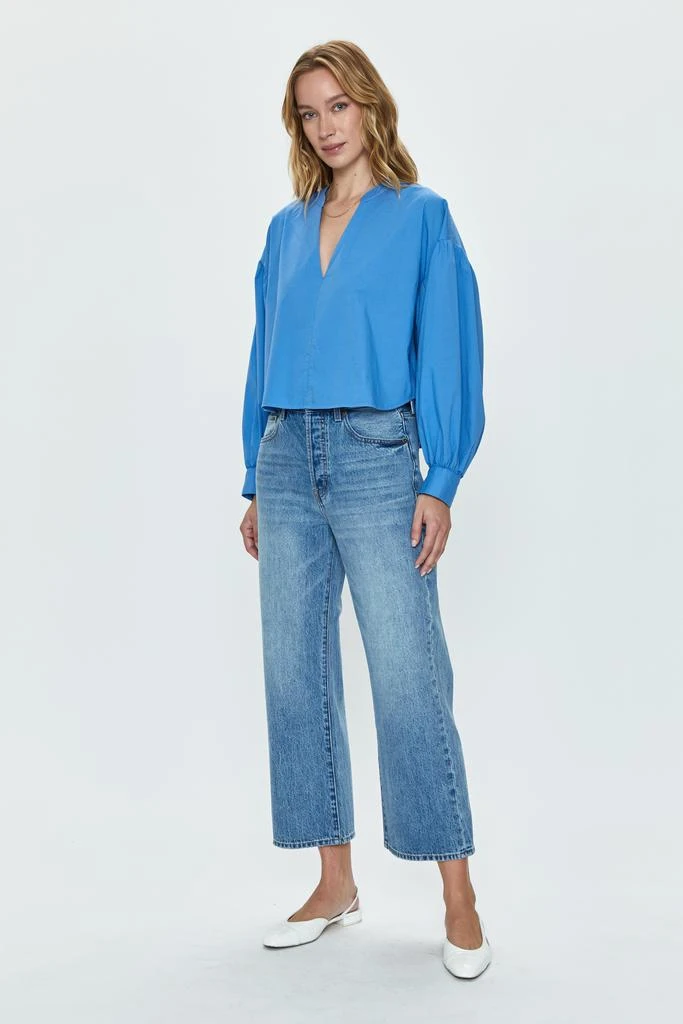 Pistola Denim Lou Puff Sleeve Shirt - Blue Belle 3