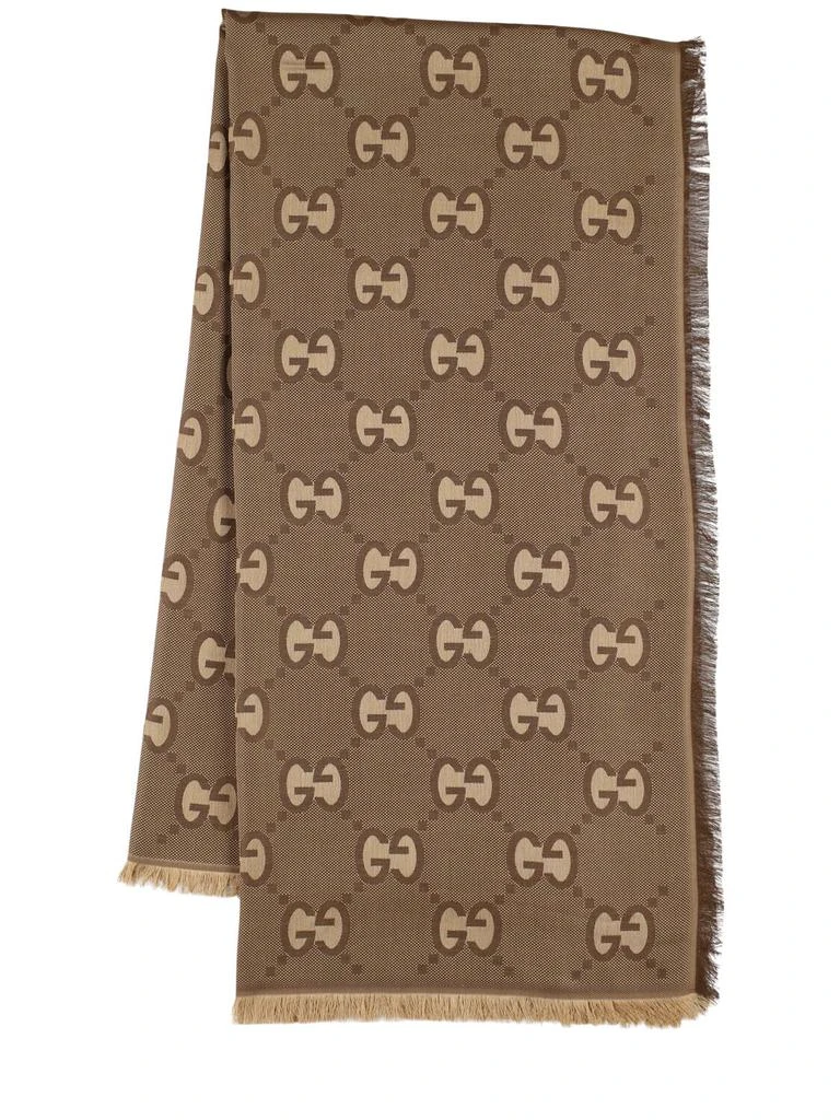 Gucci Silk & Cotton Scarf 1