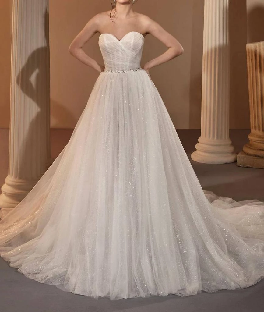 Demetrios Demetrios - Tulle Sweetheart Gown