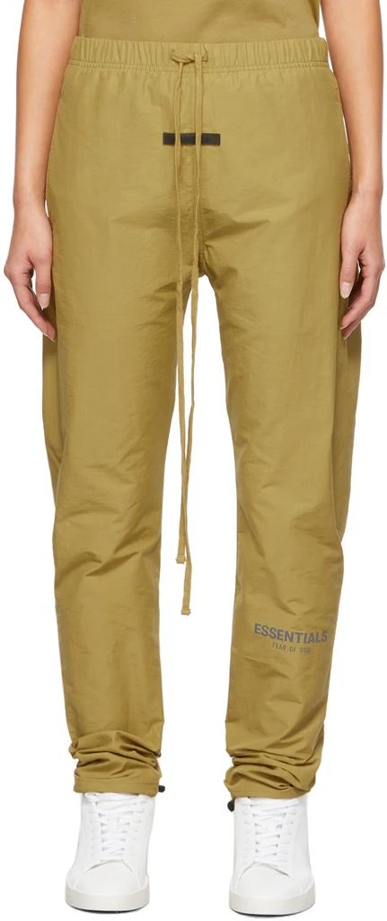 Essentials Khaki Track Lounge Pants 1