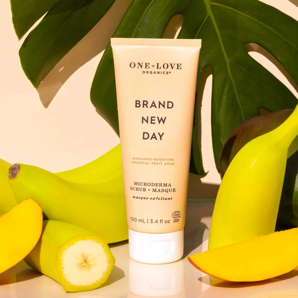One Love Organics One Love Organics Brand New Day Microderma Scrub and Masque 100ml 3