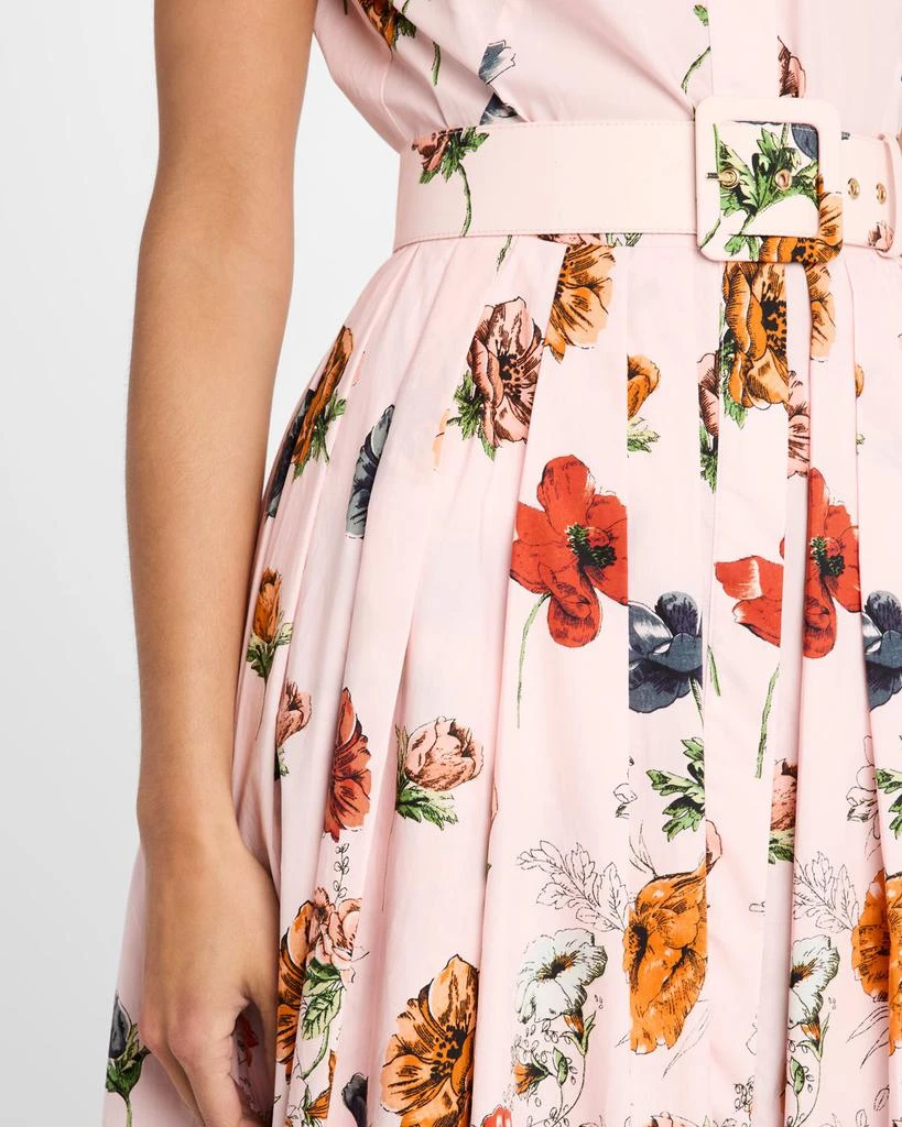 Cara Cara Octavia Floral Cap-Sleeve Dress 5
