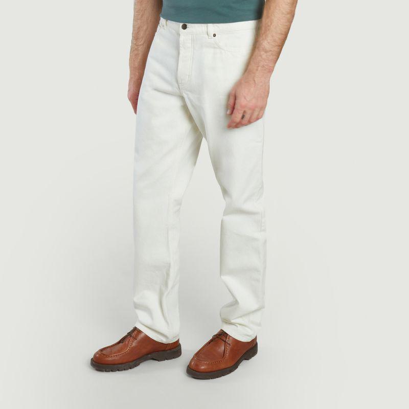 L'Exception Paris 14 oz straight-leg jeans Ecru L'EXCEPTION PARIS