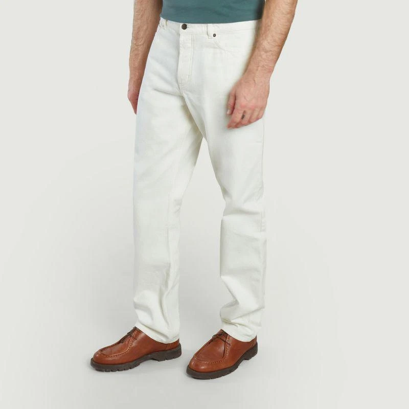 L'Exception Paris 14 oz straight-leg jeans Ecru L'EXCEPTION PARIS 2