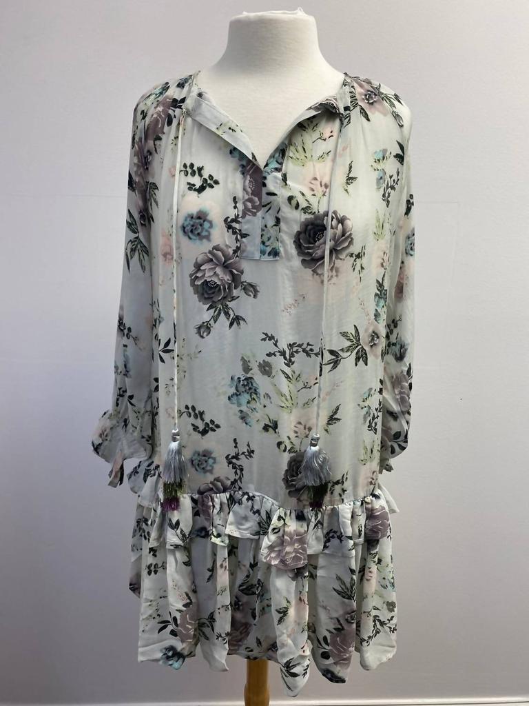 Tolani Sonia Dress In Grey