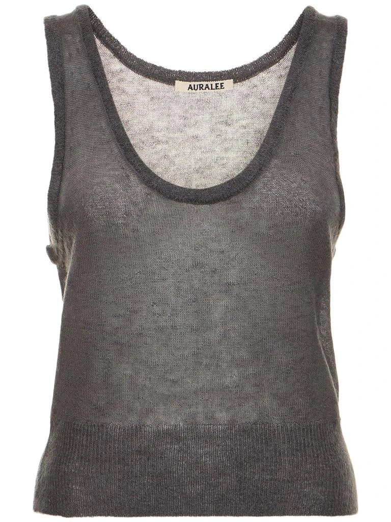 AURALEE Mohair & Wool Knit Tank Top 1