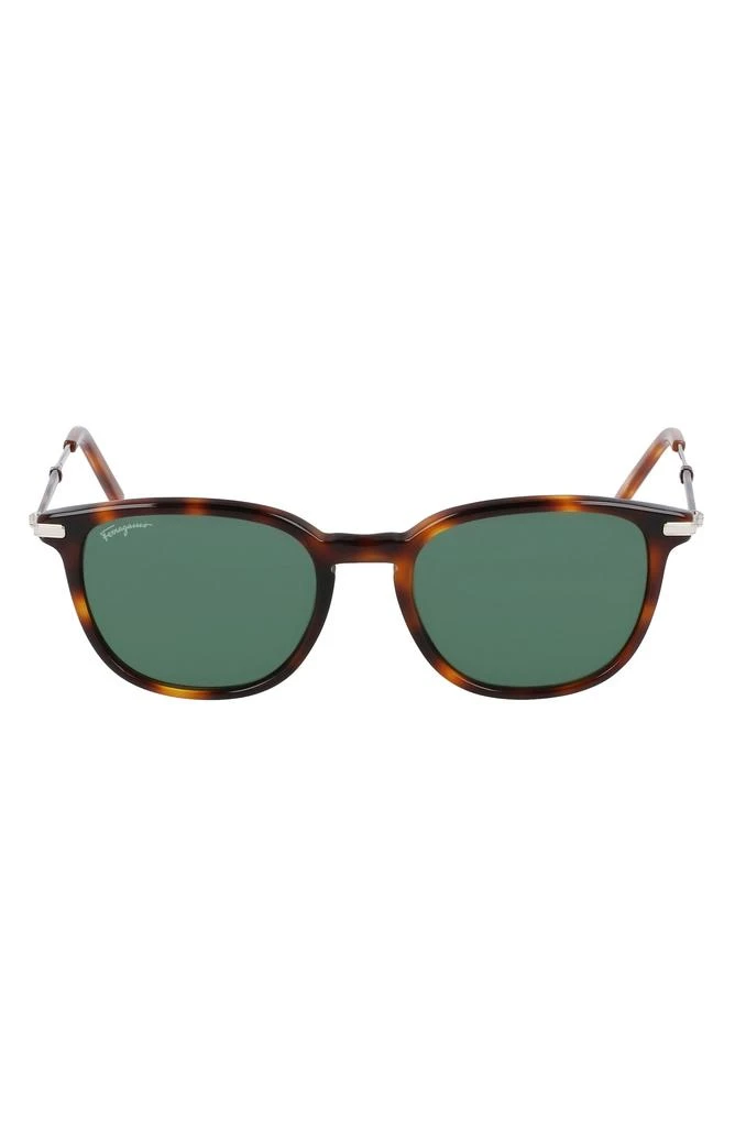 Salvatore Ferragamo Salvatore Ferragamo 52mm Round Sunglasses 1