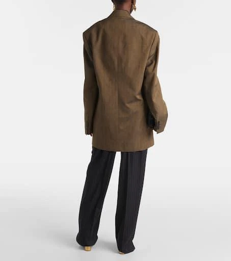 Dries Van Noten Double-breasted cotton-blend blazer 3