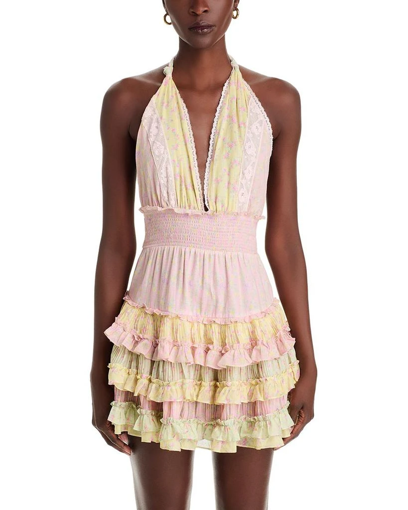 LOVESHACKFANCY Quintelle Ruffle Mini Dress 7