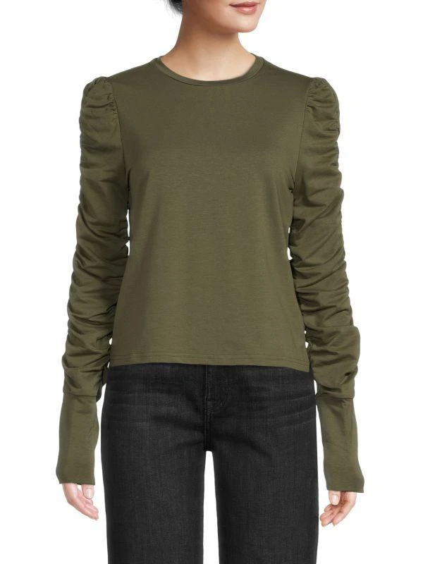 Walter Baker Ruched Sleeve Top 1