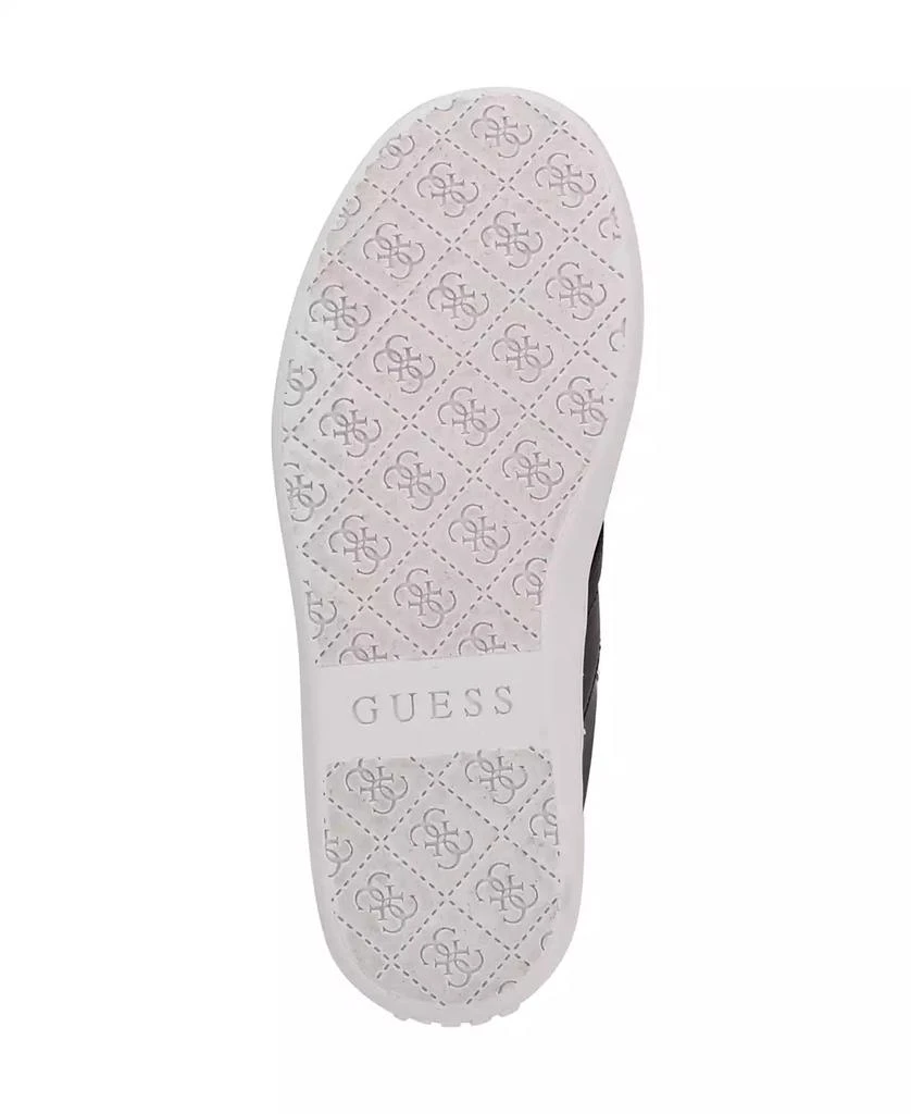 GUESS Women's Naoko Charm Lace-Up Court Sneakers 5