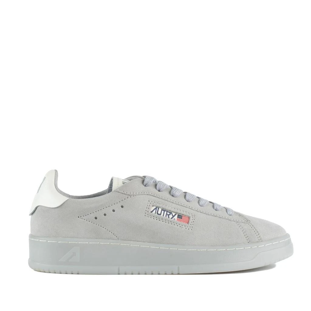 Autry Autry Dallas Low Marshmallow Suede And Iris Sneakers 1