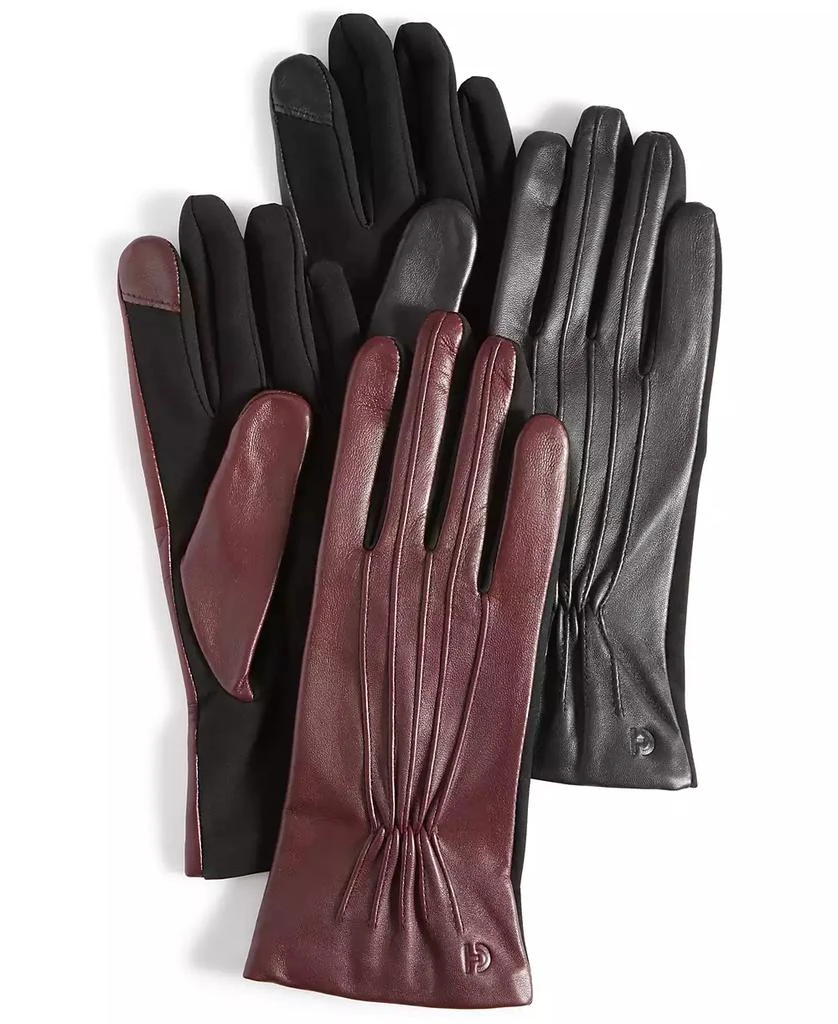 Cole Haan Women's Leather Points Stretch Gloves 3