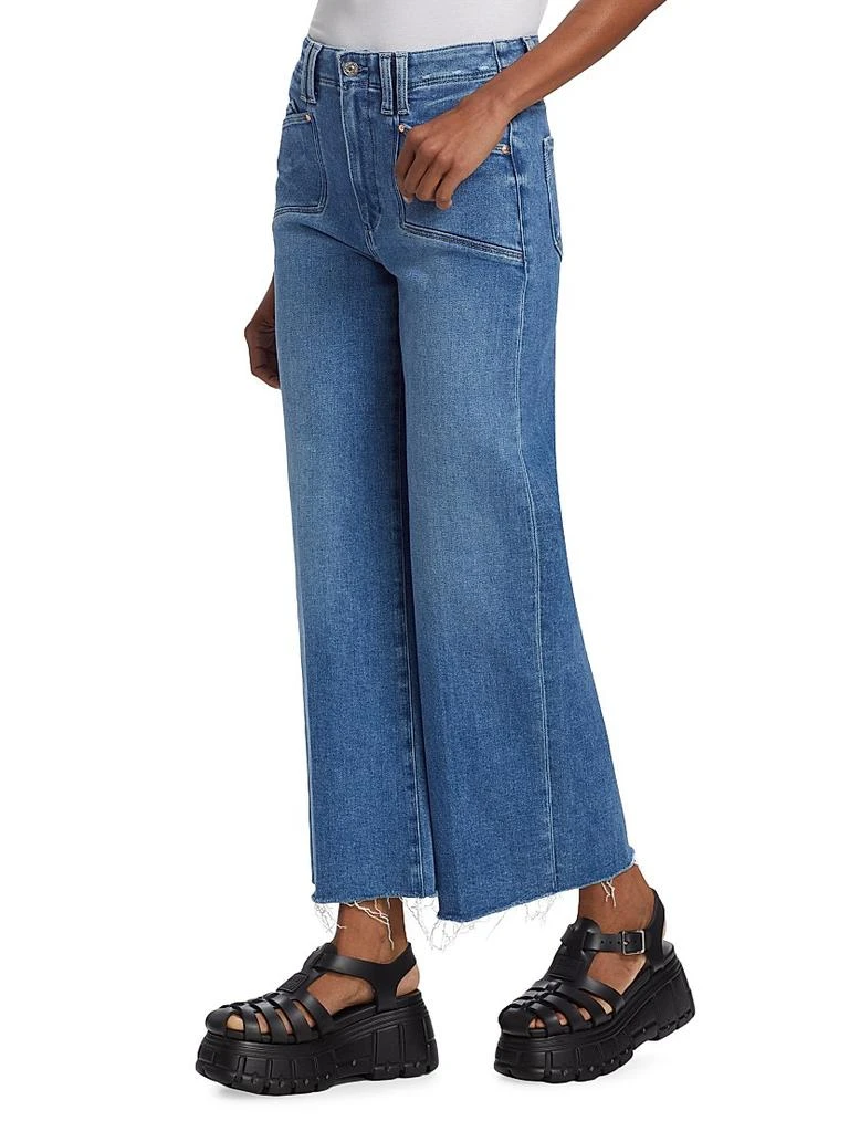 Paige Anessa Raw Wide-Leg Jeans 4