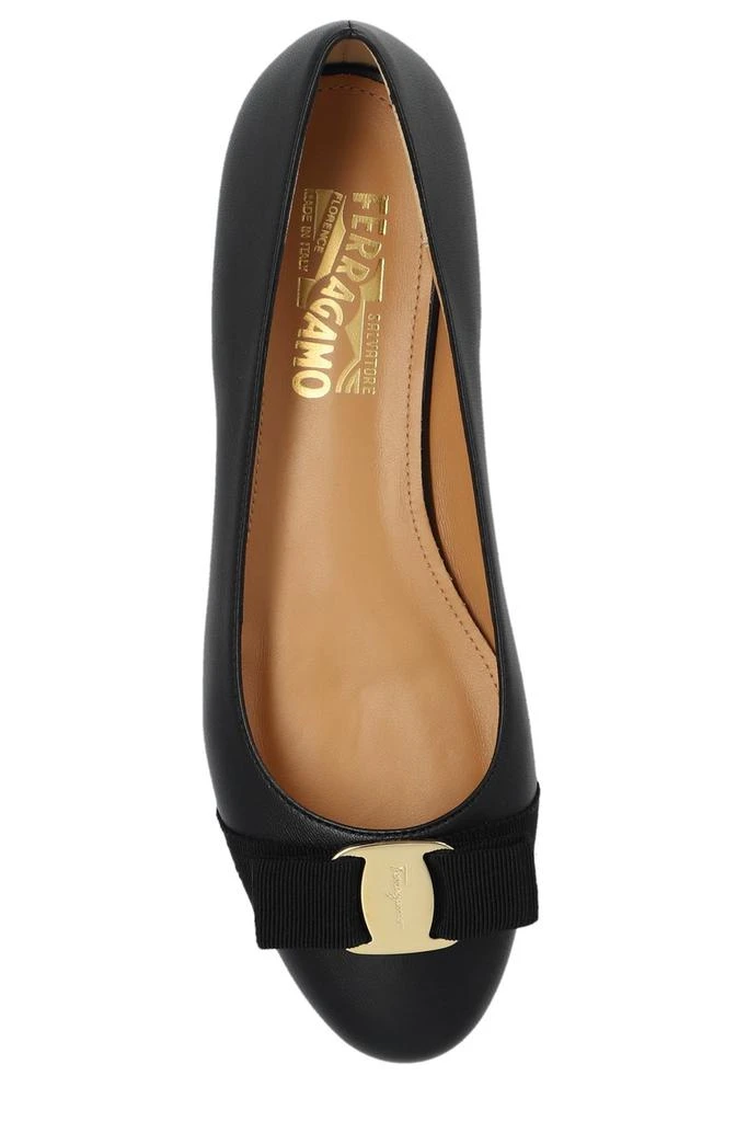 Salvatore Ferragamo Ferragamo Varina Bow-Detailed Ballet Flats 4