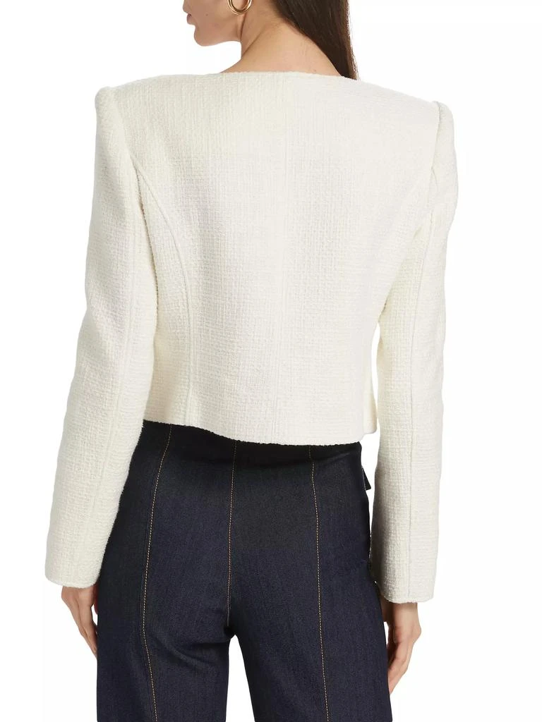Cinq à Sept Randi Tweed Rhinestone-Button Jacket 5