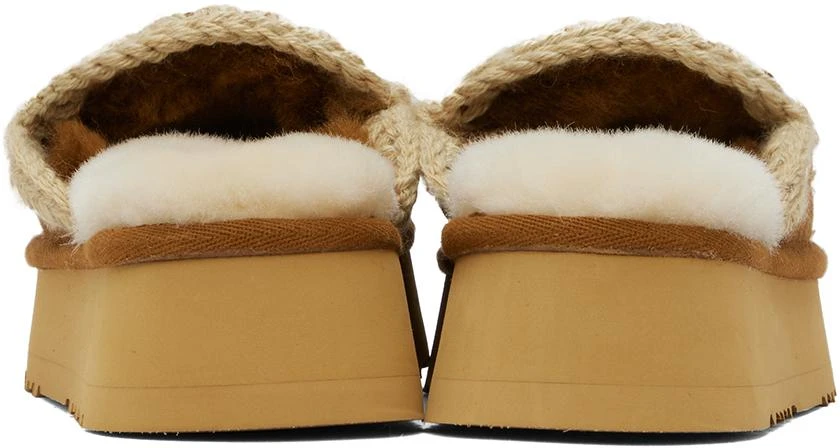 Mou SSENSE Exclusive Brown Slippers 2