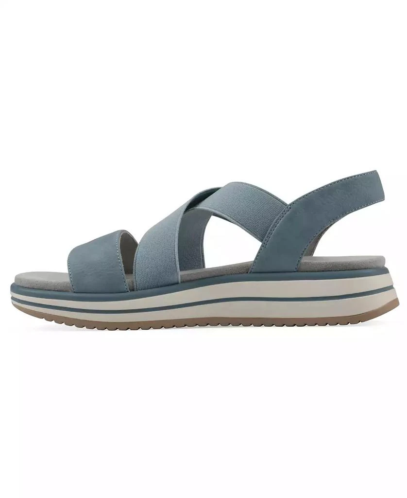 White Mountain Women's Hapley Athleisure Slip-On Sandals 7